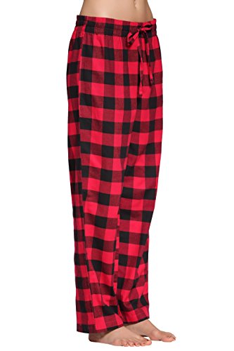 Product Cover CYZ Women's 100% Cotton Super Soft Flannel Plaid Pajama/Louge Pants-F17007-M