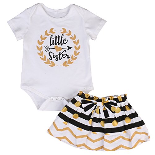 Product Cover Girls Matching Little Big Sisters Outfits Set 0-6 Years