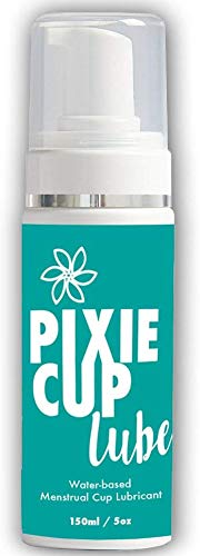 Product Cover Pixie Lube - Make it Easy to Insert Your Menstrual Cup - an All Natural Water Based Lubricant - Very Useful for Period Cup Users (5 Full Ounces)