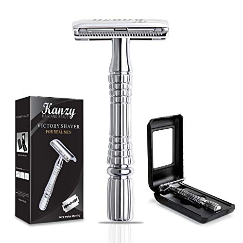 Product Cover Kanzy Shaving Razors for Men Double Edge Safety Razor Stainless Steel