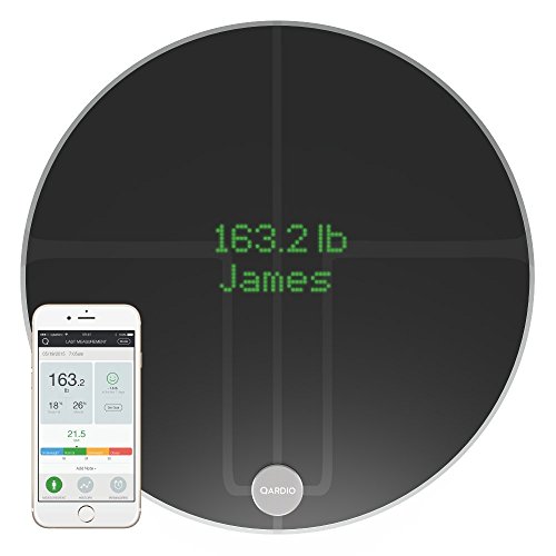 Product Cover QardioBase2 WiFi Smart Scale and Body Analyzer: monitor weight, BMI and body composition, easily store, track and share data. Free app for iOS, Android, Kindle. Works with Apple Health.