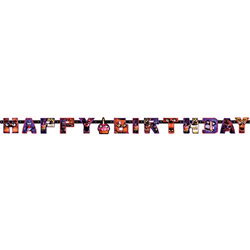 Product Cover Five Nights at Freddy's Happy Birthday Banner (1ct)