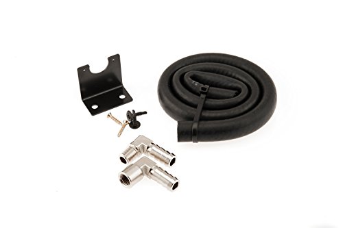 Product Cover ARB 171319 Air Compressor Filter Relocation Kit Incl. 1.2m Rubber Hose Filter Mounting Bracket Plated Brass Fittings All Necessary Mounting Screws Air Compressor Filter Relocation Kit