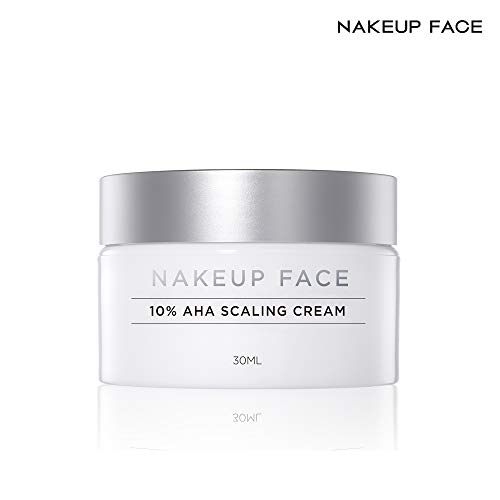 Product Cover Nakeup Face Renewal New AHA Scaling Cream 10%, 10% Glycolic Acid, Exfoliant, Sebum and Pore Control, Dead Skin Cell, Whitening, Moisturizing, Exfoliating