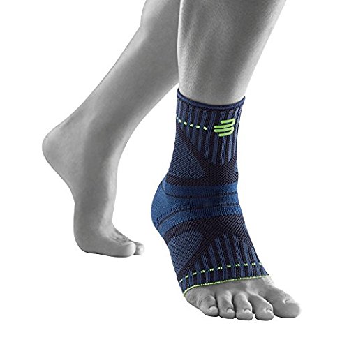 Product Cover Bauerfeind Sports Ankle Support Dynamic - Ankle Compression Sleeve for Freedom of Movement - 3D AirKnit Fabric for Breathability - Premium Quality & Washable (L, Black)
