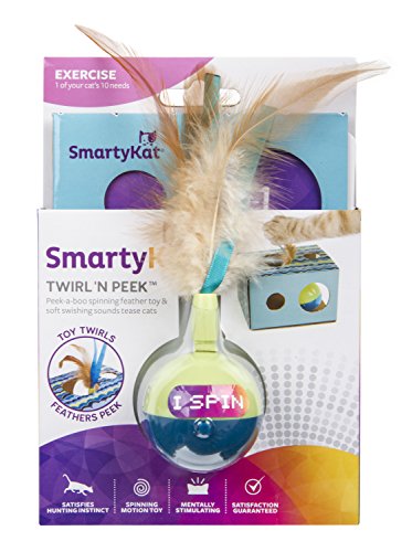 Product Cover SmartyKat Twirl 'n Peek Electronic Motion Cat Toy