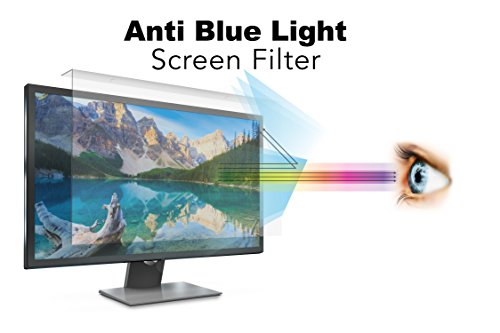 Product Cover Anti Blue Light Screen Filter for 21.5 Inches Widescreen Desktop Monitor, Blocks Excessive Harmful Blue Light, Reduce Eye Fatigue and Eye Strain