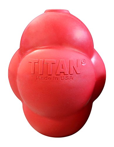 Product Cover Titan Busy Bounce, Tough Durable Treat Dispensing Dog Toy with Unpredictable Bounce, Large | Made in USA