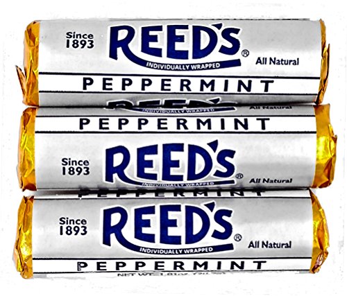 Product Cover Reed's All Natural Peppermint Hard Candy 3-Pack Deal - Individually Wrapped Candy - Old Fashion Original Flavor Since 1893