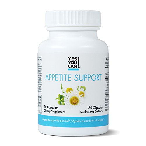 Product Cover Yes You Can! Appetite Support - for Safe Weight Loss, Mood Enhancement and Stress Reduction. Contains: 5-HTP, Lemon Balm, Chamomile Extract - Appetite Suppressant - Adelgazar y Apetito - 30 Capsules