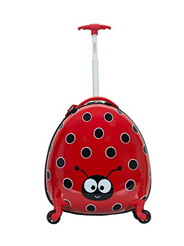 Product Cover Rockland Jr. Kids' My First Hardside Spinner Luggage, Ladybug