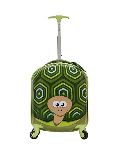 Product Cover Rockland Jr. Kids' My First Hardside Spinner Luggage, Turtle