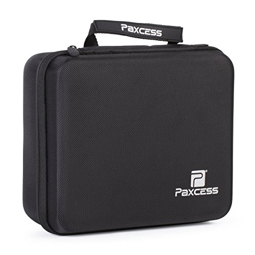 Product Cover PAXCESS Solar Generater Protective Bag Carrying Case with Zipper, Durable Shell Exterior & Soft EVA Interior for Travel Camping & Outdoors (Black)