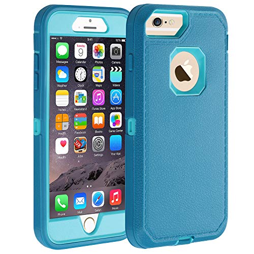Product Cover Co-Goldguard iPhone 7/8 case, [Heavy Duty] Armor 3 in 1 Rugged Cover with Screen Bumper Dust-Proof Shockproof Drop-Proof Scratch-Resistant Tough Shell for iPhone 7 iPhone 8 4.7(Blue)