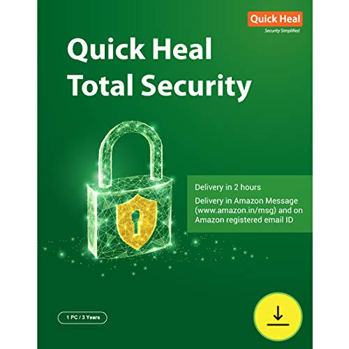 Product Cover Quick Heal Total Security - 1 PC, 3 Years (Email Delivery in 2 hours- No CD)