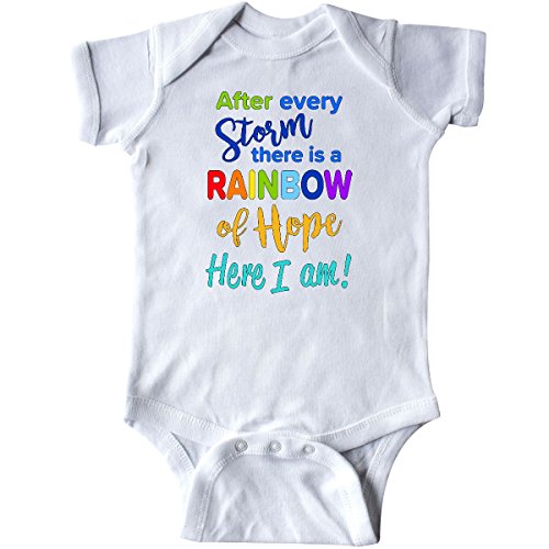 Product Cover inktastic After Every Storm, There is a Rainbow of Infant Creeper Newborn White