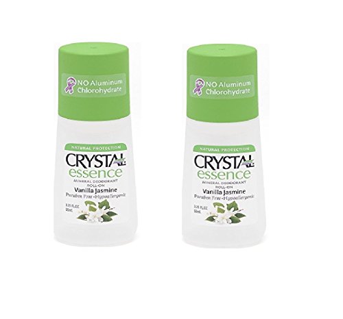 Product Cover Crystal Body Deodorant Essence Mineral Roll-On - Vanilla Jasmine (2.25 fl oz) - Pack of 2