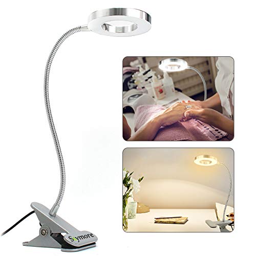 Product Cover Skymore LED Book Light, Clip Reading Light, USB Interface, 2 Brightness(Warm/White) with Eye Protection, Perfect for Night Reading, Tattoo, Nail Art & Eyebrow Make Up Tattoo Lamp
