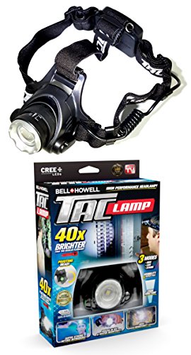 Product Cover Bell + Howell Taclight Headlamp, Hands-Free Flashlight As Seen On TV (40x Brighter)