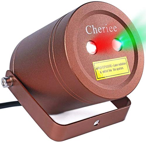 Product Cover Laser Christmas Lights Outdoor Landscape Star String Projector IP65 Plastic Decoration Red & Green Laser Light in Bronze by Cheriee