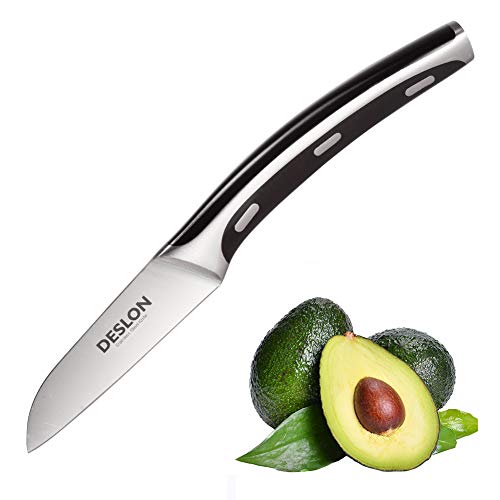 Product Cover DESLON Sharp Fruit Knife, Professional Fruit Paring Knives, Kitchen Utility Knife, Sharp and Rust Proof