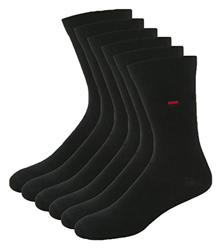 Product Cover NAVYSPORT Men's Cotton Business Formal Socks (Black, Free Size) - Pack of 3