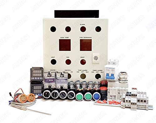 Product Cover Auber Instruments Powder Coating Oven Controller Kit w/Light and Fan Control, 240V 50A 12000W (KIT-PCO401)