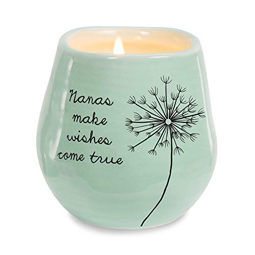 Product Cover Pavilion Gift Company Nanas Make Wishes Come True Ceramic Soy Candle