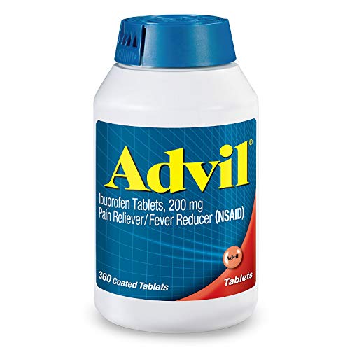 Product Cover Advil Pain Reliever/Fever Reducer, 200mg Ibuprofen pos3re Pack of 1 Pack (360 ct Each)