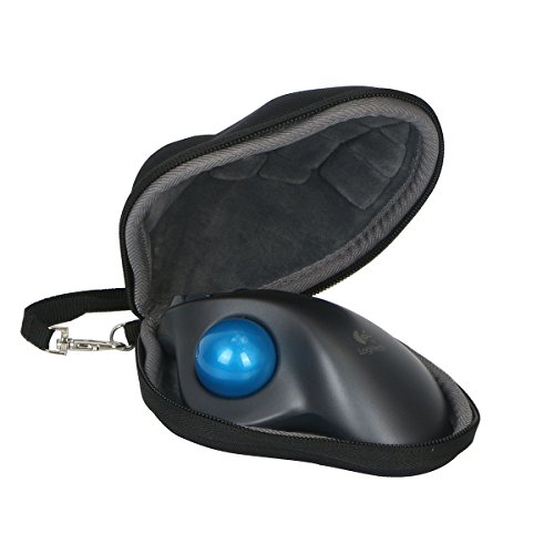Product Cover Hard Travel Case for Logitech M570 Wireless Trackball Computer Wireless Mouse by co2CREA
