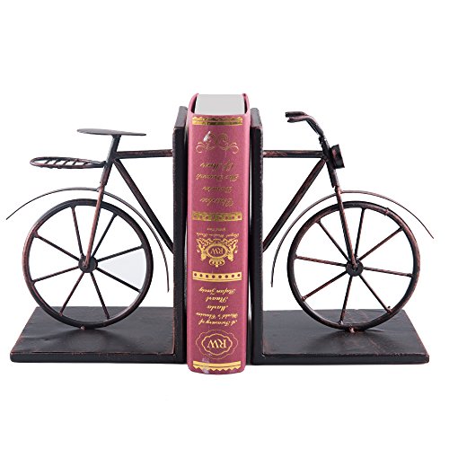 Product Cover Fasmov Vintage Style Bicycle Bookends Art Bookend, Bronze
