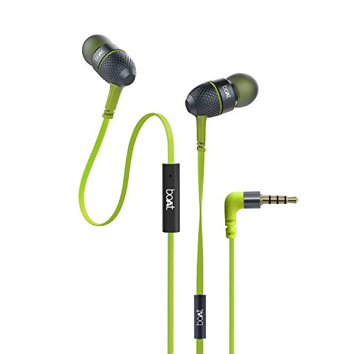 Product Cover boAt BassHeads 225 in-Ear Super Extra Bass Headphones (Neon Lime)