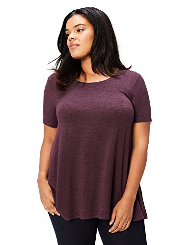 Product Cover Amazon Brand - Daily Ritual Women's Plus Size Jersey Short-Sleeve Scoop Neck Swing T-Shirt