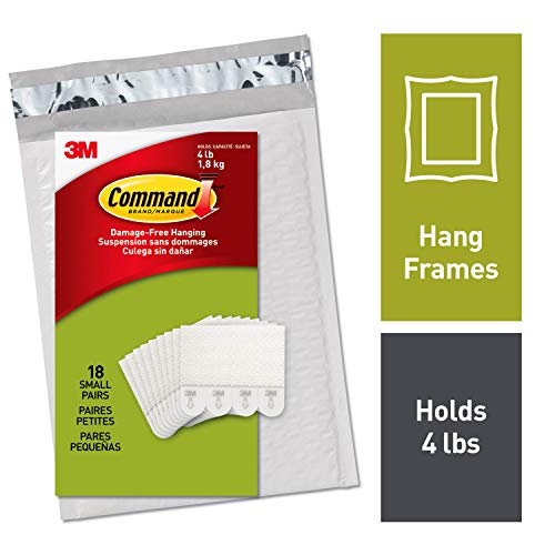 Product Cover Command Picture Hanging Strips, Decorate Damage-Free, 18 pairs (36 strips), Ships In Own Container (PH202-18NA)