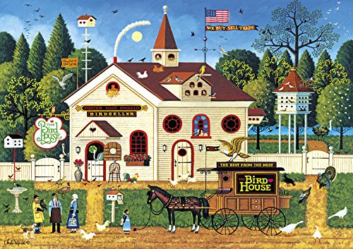 Product Cover Buffalo Games - Charles Wysocki - The Bird House - 300 Large Piece Jigsaw Puzzle