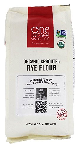 Product Cover One Degree Organic Foods Organic Sprouted Rye Flour, 32 Ounce