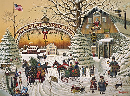 Product Cover Buffalo Games - Charles Wysocki - A Christmas Greeting - 1000 Piece Jigsaw Puzzle