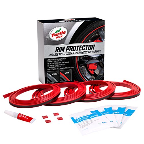 Product Cover Turtle Wax 50698 Premium Rim Protector (Red), 4 Pack