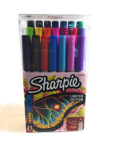 Product Cover Sharpie Fine Point Ultra fine Permanent Markers Limited Edition 21 Count Pack