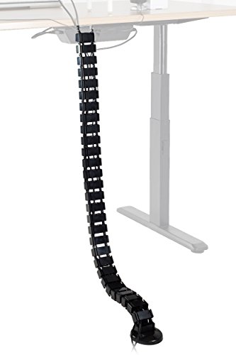 Product Cover VIVO Vertebrae Cable Management Kit | Height Adjustable Desk Quad Entry Wire Organizer (DESK-AC01C)