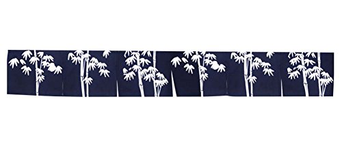 Product Cover East Majik Bamboo Leaves Japanese Style Short Curtains Hanging Curtains