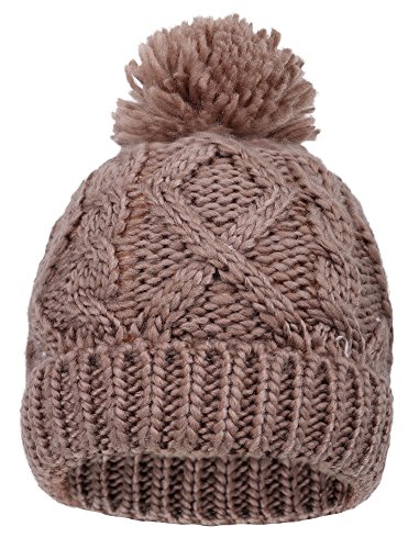 Product Cover Arctic Paw Boys Girls Kids Knit Beanie with Pompom Toddlers Winter Hat Cap
