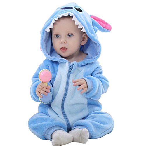 Product Cover Unisex-baby Romper Animal Onesie Costume Cartoon Outfit Homewear