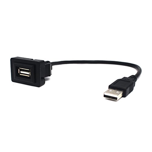 Product Cover MOTONG Male to Female USB Cable Charger for Toyota VIOS/ALTIS (35 24mm)