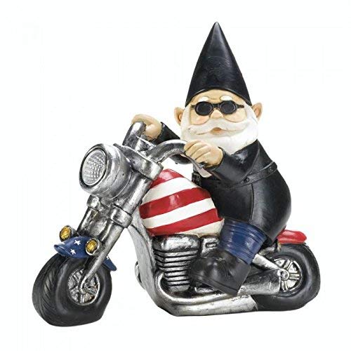 Product Cover Zings & Thingz 57073543 Wild GNOME Solar Statue, Black