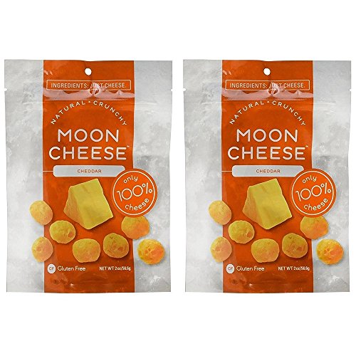 Product Cover Moon Cheese - 100% Natural Cheese Snack - Cheddar - 2 oz - 2 Pack