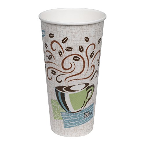 Product Cover Dixie PerfecTouch 20 oz. Insulated Paper Hot Coffee Cup by GP PRO (Georgia-Pacific), Coffee Haze,  5320CD, 500 Count (25 Cups Per Sleeve, 20 Sleeves Per Case)