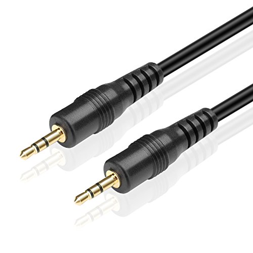Product Cover TNP 2.5mm Audio Cable (6FT) - Male to Male 2.5mm to 2.5mm Subminiature Stereo Headset Headphone Jack Gold Plated Connector Wire Cord Plug