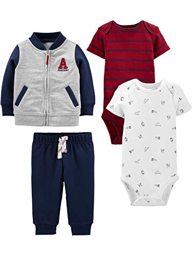Product Cover Simple Joys by Carter's Baby Boys' 4-Piece Fleece Jacket, Pant, and Bodysuit Set
