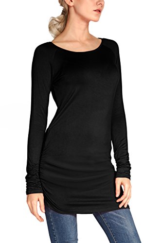 Product Cover Urban CoCo Women's Casual T-Shirt Long Sleeve Solid Tunic Tops Slim Fit